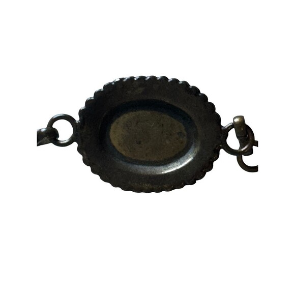 Vintage cognac Cabochon Concho Chain Belt Women Bronze Tone Boho Statement main image 5